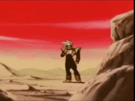 dbz goku ssj4 vs baby vegeta