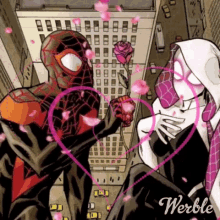 Spiderman Spiderwoman GIF - Spiderman Spiderwoman Miles Morales GIFs