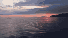 Sunset Paddle GIF - Sunset Paddle Sup Paddle GIFs