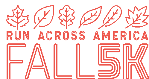 Run Across America Fall5k Sticker - Run Across America Fall5k Race Stickers