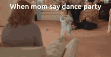Dance Party Me When Mom Say Dance Party GIF - Dance Party Me When Mom Say Dance Party When Mom GIFs
