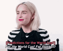 Emilia Clarke World Cup GIF - Emilia Clarke World Cup World Cup2018 GIFs