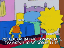 The Simpsons Bart GIF - The Simpsons Bart Lisa GIFs