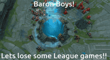 League Of Legends Baron Boys GIF - League Of Legends Baron Boys Baron GIFs