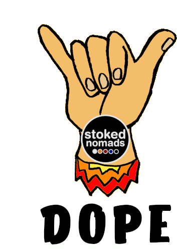 Stoked Stokednomads Sticker - Stoked Stokednomads Sendit Stickers