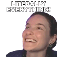 Literally Everything Cristine Raquel Rotenberg Sticker - Literally Everything Cristine Raquel Rotenberg Simply Nailogical Stickers