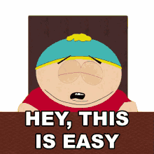 hey this is easy eric cartman south park s3e12 hooked on monkey phonics