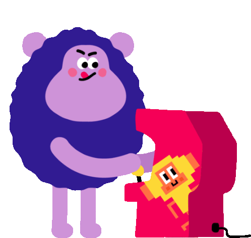 Bear Is Frustrated At The Arcade Sticker - Best Friends Video Games Playing Games Stickers