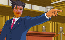 Justin Wong Ace Attorney GIF - Justin Wong Ace Attorney King Is King GIFs