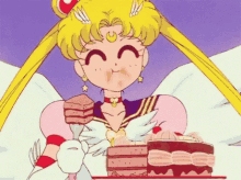 Sailor Moon GIF - Sailor Moon Cake GIFs