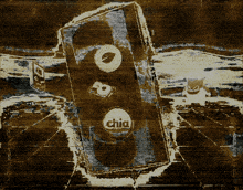 a drawing of a device with the word chia on the bottom