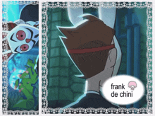 a picture of frank de chini and a picture of a cartoon character