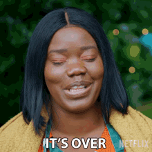 Its Over Hermine GIF - Its Over Hermine The Great British Baking Show Holidays GIFs