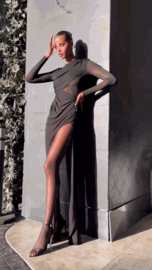 Ella Balinska Black Dress GIF - Ella Balinska Black Dress GIFs