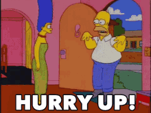 Hurry Up GIF - Hurry Up The Simpsons Faster GIFs
