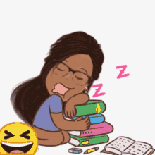 Sleeping Studying GIF - Sleeping Studying Finals Week Be Like GIFs