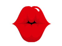 Kiss Lips Sticker - Kiss Lips Red Lips Stickers