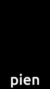 a picture of a cartoon character with the word pien written below it