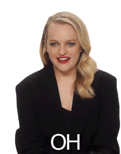 Oh Elisabeth Moss Sticker - Oh Elisabeth Moss I Should Have Guess That Stickers