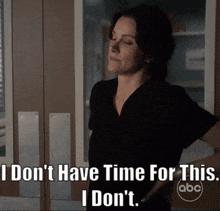 Station 19 Carina Deluca GIF - Station 19 Carina Deluca I Dont Have Time For This GIFs