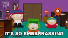 Its So Embarrassing Eric Cartman GIF - Its So Embarrassing Eric Cartman Stan Marsh GIFs