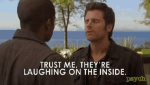 Trust Me Laughing GIF - Trust Me Laughing Laughing On The Inside GIFs
