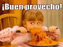 Michelle Buen Provecho Comer GIF