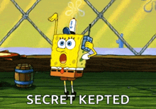 Heard Your Bestfriends Big Secret Spongebob GIF - Heard Your Bestfriends Big Secret Spongebob Phone Call GIFs