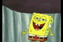 spongebob laughing
