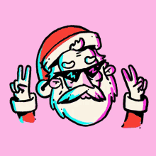 Cool Santa GIF - Cool Santa Colorful GIFs