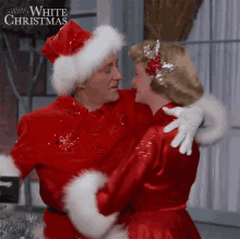 Kiss White Christmas GIF - Kiss White Christmas Kissing GIFs