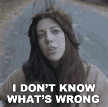 I Dont Know Whats Wrong Lexi Norton GIF - I Dont Know Whats Wrong Lexi Norton Echos GIFs