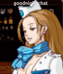 Goodnight Chat Ace Attorney GIF - Goodnight Chat Ace Attorney Cammy Meele GIFs