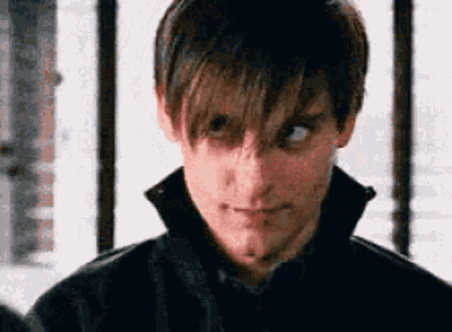 Spider Man Tobey Maguire GIF - Spider Man Tobey Maguire Flip Hair -  Discover & Share GIFs : r/BullyMaguire