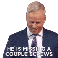 He Is Missing A Couple Screws Gerry Dee Sticker - He Is Missing A Couple Screws Gerry Dee Family Feud Canada Stickers