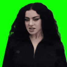 a woman in a black jacket says " yeah 360 "