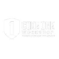 the logo for the code one workshop emergency vehicle development