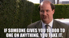 Odds Office GIF - Odds Office Kevin GIFs