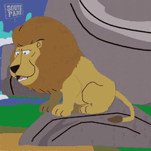 Laughing Lion Aslan The Lion GIF - Laughing Lion Aslan The Lion South Park GIFs