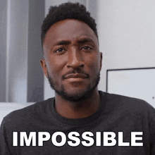 Impossible Marques Brownlee GIF - Impossible Marques Brownlee No Way GIFs