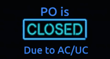 po is closed due to ac n uc