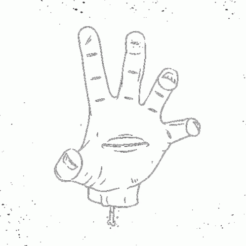 Andyfish Hand Sticker - Andyfish Hand Eye - Discover & Share GIFs