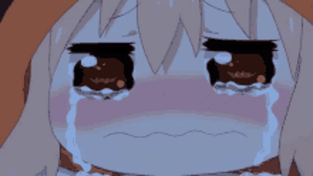 Anime girl, crying, kimono, ponytail, tears, sadness, Anime, HD wallpaper |  Peakpx