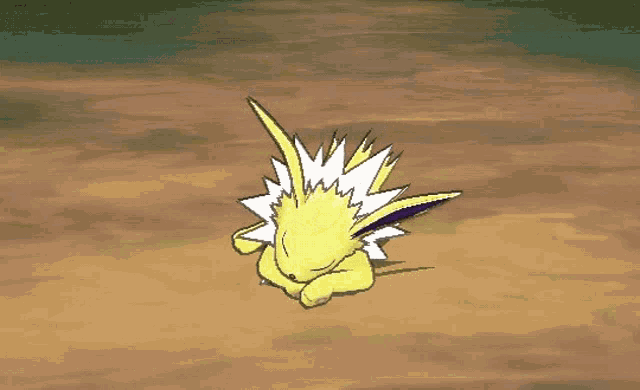 sleeping jolteon