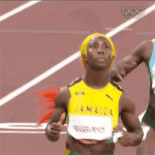 running shelly ann fraser pryce team jamaica nbc olympics marathon