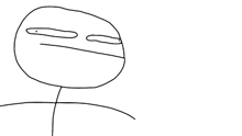 a drawing of a stick figure with the words " stupidly stupid " written below it