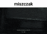 a screenshot of a video game with the word miszczak above it