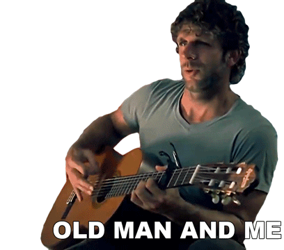 Old Man And Me Billy Currington Sticker - Old Man And Me Billy Currington People Are Crazy Song Stickers