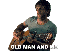 Old Man And Me Billy Currington Sticker - Old Man And Me Billy Currington People Are Crazy Song Stickers