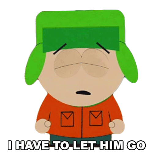 I Have To Let Him Go Kyle Broflovski Sticker - I Have To Let Him Go Kyle Broflovski South Park Stickers